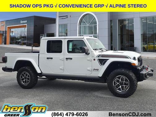 Bright White Clearcoat 2026 Jeep Gladiator Shadow Ops