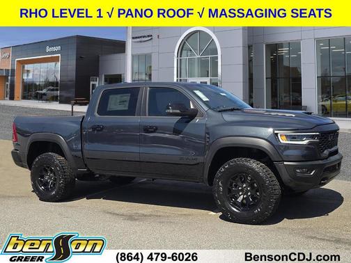 Forged Blue Metallic 2026 RAM 1500 RHO Crew Cab 4x4 5'7' Box