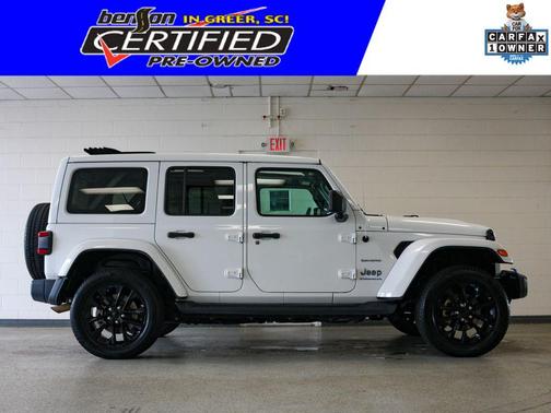 Bright White Clearcoat 2023 Jeep Wrangler 4xe Sahara