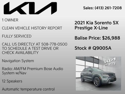 2021 Kia Sorento SX
