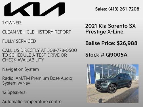 2021 Kia Sorento SX