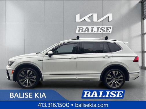 Pure White 2021 Volkswagen Tiguan 2.0T SEL R-Line 4MOTION