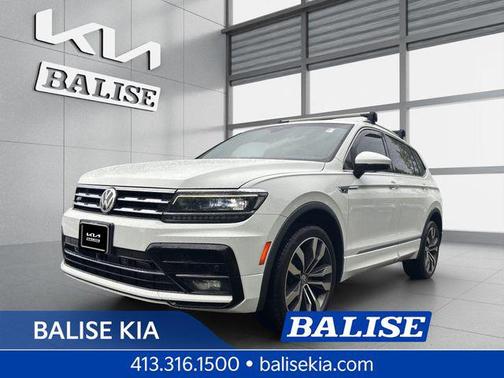 Pure White 2021 Volkswagen Tiguan 2.0T SEL R-Line 4MOTION