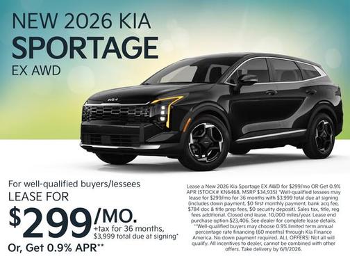 Glacial White Pearl 2026 Kia Sportage EX