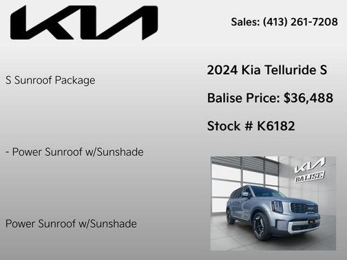 Everlasting Silver 2024 Kia Telluride S