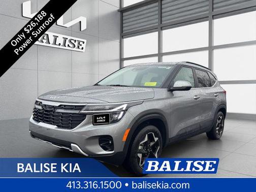 Steel Gray 2025 Kia Seltos EX