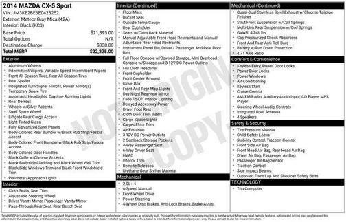 2014 Mazda CX-5 Sport