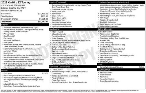 2023 Kia Niro Touring