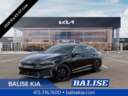Aurora Black Pearl 2026 Kia K5 GT-Line AWD