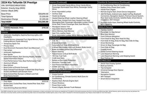 2024 Kia Telluride SX Prestige