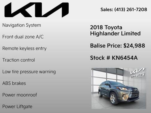 2018 Toyota Highlander Limited