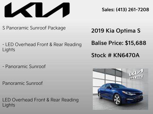 2019 Kia Optima S