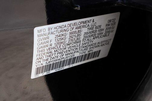 Majestic Black Pearl 2023 Acura MDX