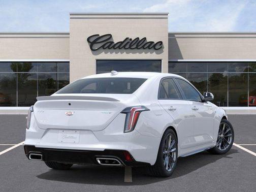 Vibrant White Tricoat 2026 Cadillac CT4 Sport RWD