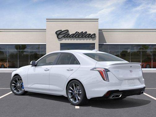 Vibrant White Tricoat 2026 Cadillac CT4 Sport RWD