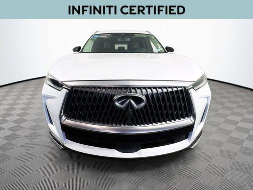 Radiant White 2026 INFINITI QX60 Luxe
