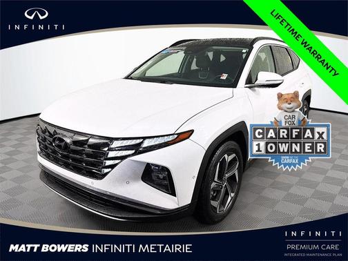 Quartz White 2022 Hyundai TUCSON Limited