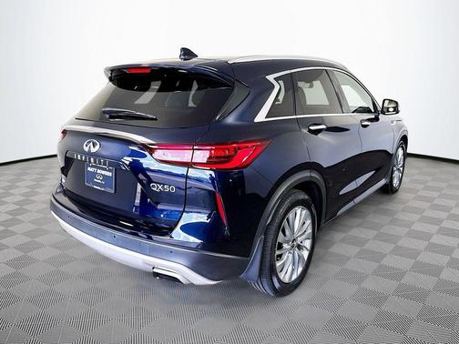 Hermosa Blue 2023 INFINITI QX50 Luxe