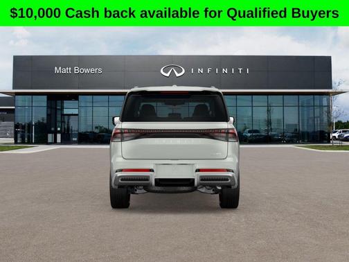 Radiant White 2026 INFINITI QX80 Luxe
