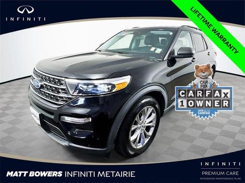 Black Metallic 2021 Ford Explorer XLT