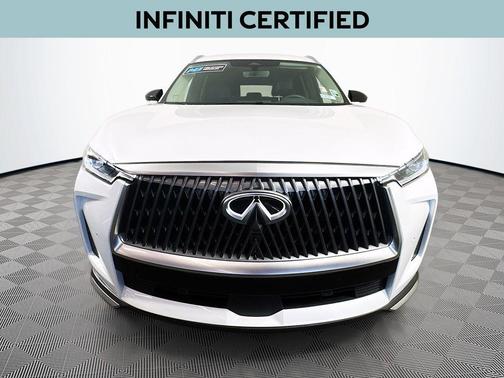 Radiant White 2026 INFINITI QX60 Luxe