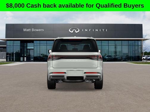 Radiant White 2026 INFINITI QX80 Luxe