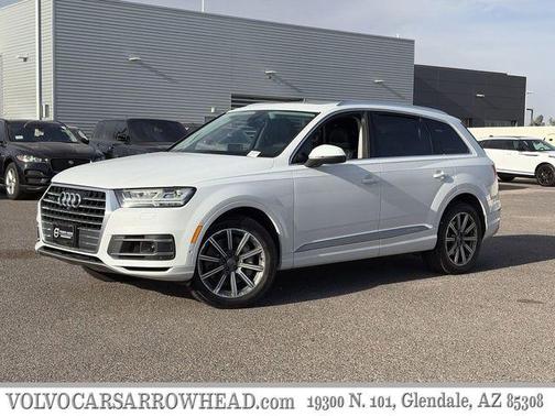 Glacier White Metallic 2019 Audi Q7 55 Premium Plus
