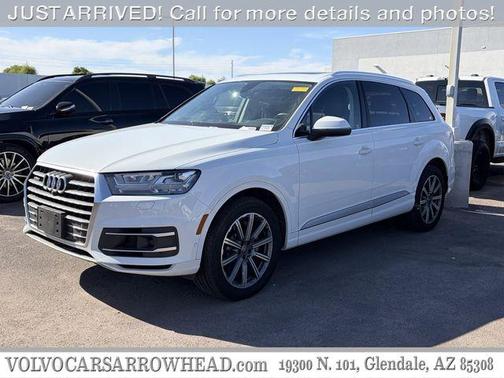 Glacier White Metallic 2019 Audi Q7 55 Premium Plus