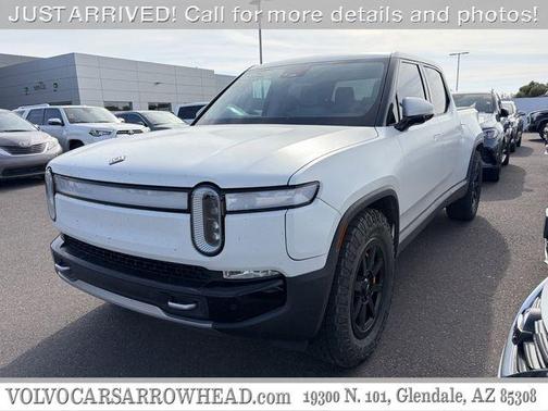 Glacier White 2022 Rivian R1T Adventure Package