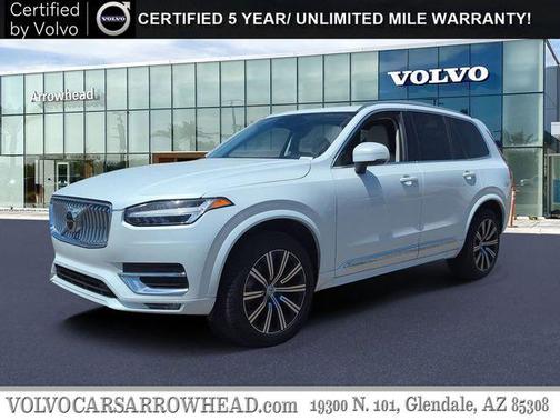 Crystal White Pearl 2025 Volvo XC90 B6 Core