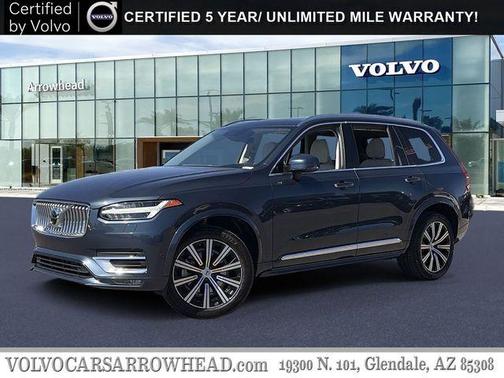 Denim Blue Metallic 2022 Volvo XC90 T6 Inscription 6 Passenger