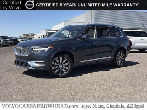 Denim Blue Metallic 2022 Volvo XC90 T6 Inscription 6 Passenger