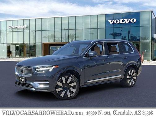 Denim Blue Metallic 2023 Volvo XC90 Recharge Plug-In Hybrid T8 Ultimate Bright Theme 7-Seater