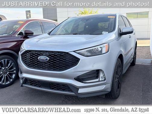 Silver Metallic 2024 Ford Edge ST Line