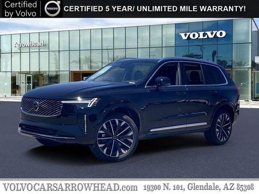 Onyx Black Metallic 2025 Volvo XC90 B6 Plus 7-Seater