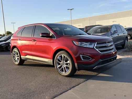 Ruby Red Metallic 2016 Ford Edge Titanium