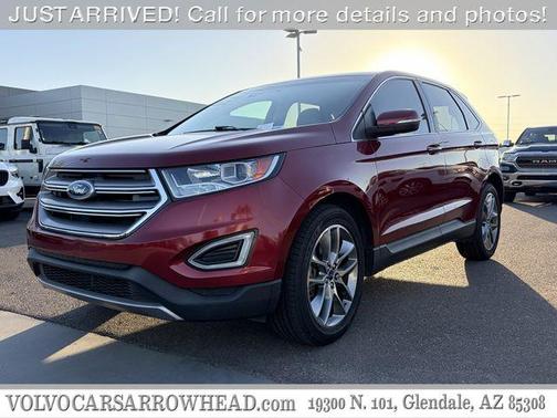 Ruby Red Metallic 2016 Ford Edge Titanium