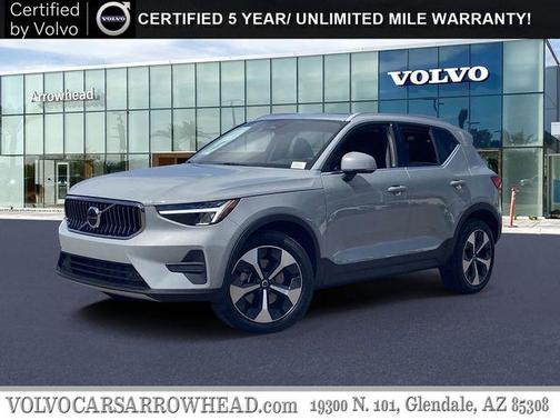 Gray Metallic 2025 Volvo XC40 B5 Core Bright Theme