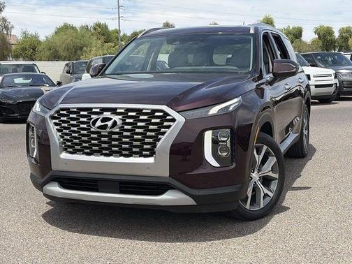 Burgundy 2022 Hyundai PALISADE SEL