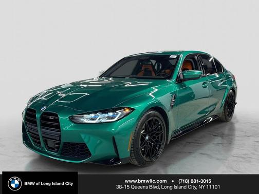 Isle of Man Green Metallic 2024 BMW M3 Competition xDrive
