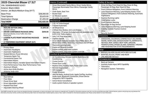 2025 Chevrolet Blazer 2LT