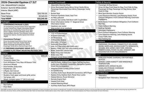 2026 Chevrolet Equinox 1LT