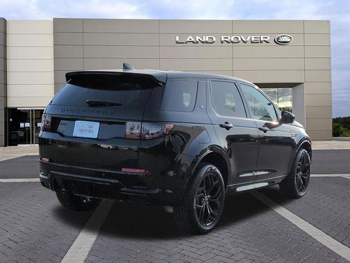 Santorini Black Metallic 2026 Land Rover Discovery Sport Landmark