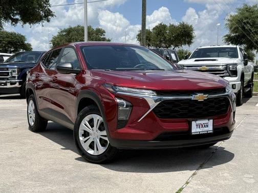 Crimson Metallic 2025 Chevrolet Trax LS