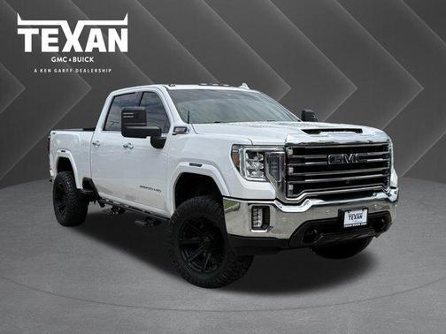 White Frost Tri-Coat 2023 GMC Sierra 2500 SLT