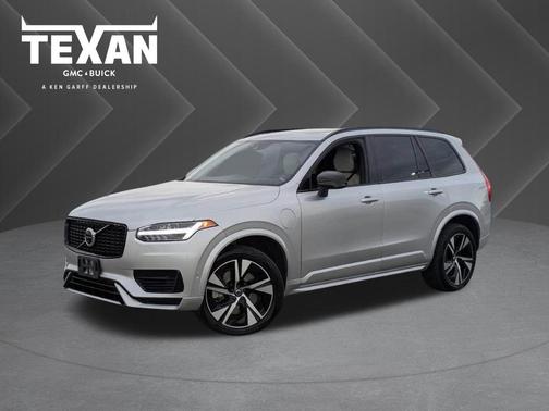 Bright Silver Metallic 2022 Volvo XC90 Recharge Plug-In Hybrid T8 R-Design 7 Passenger