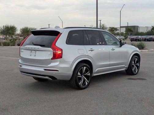 Bright Silver Metallic 2022 Volvo XC90 Recharge Plug-In Hybrid T8 R-Design 7 Passenger