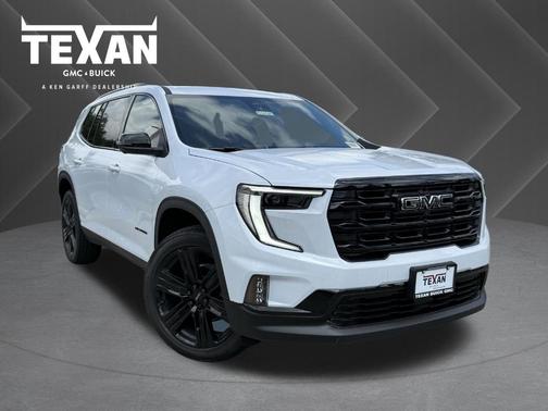 Glacier White 2026 GMC Acadia Elevation