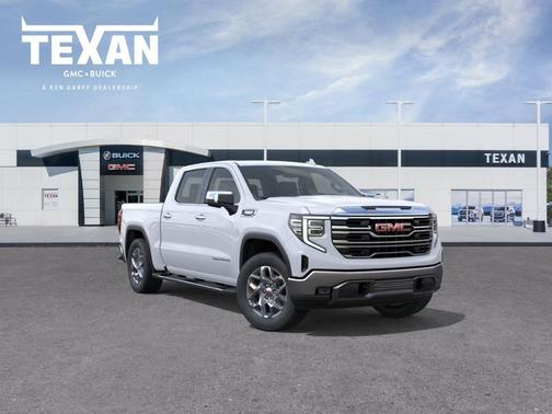 Glacier White 2026 GMC Sierra 1500 SLT