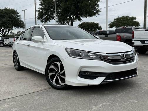 White 2016 Honda Accord EX-L
